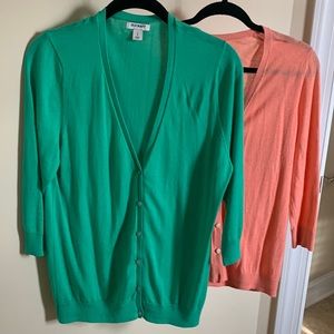2 Old Navy cardigans size large